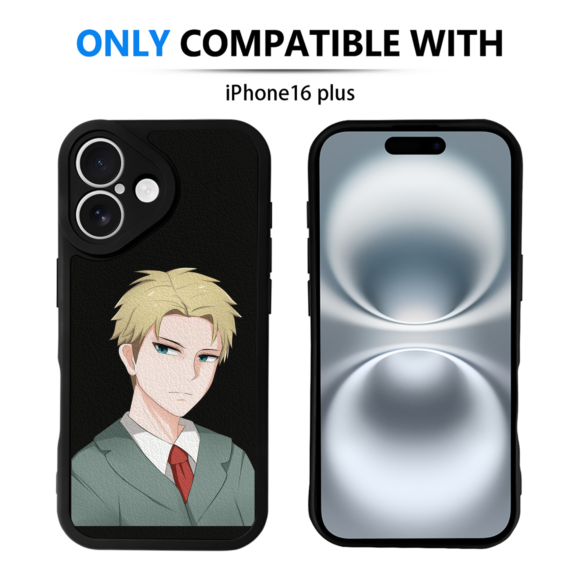 （画像用） SPY×FAMILY间谍家家酒 【iPhone 16シリーズ対応】シリコンスマホケース（レザー調） 材質：シリコン